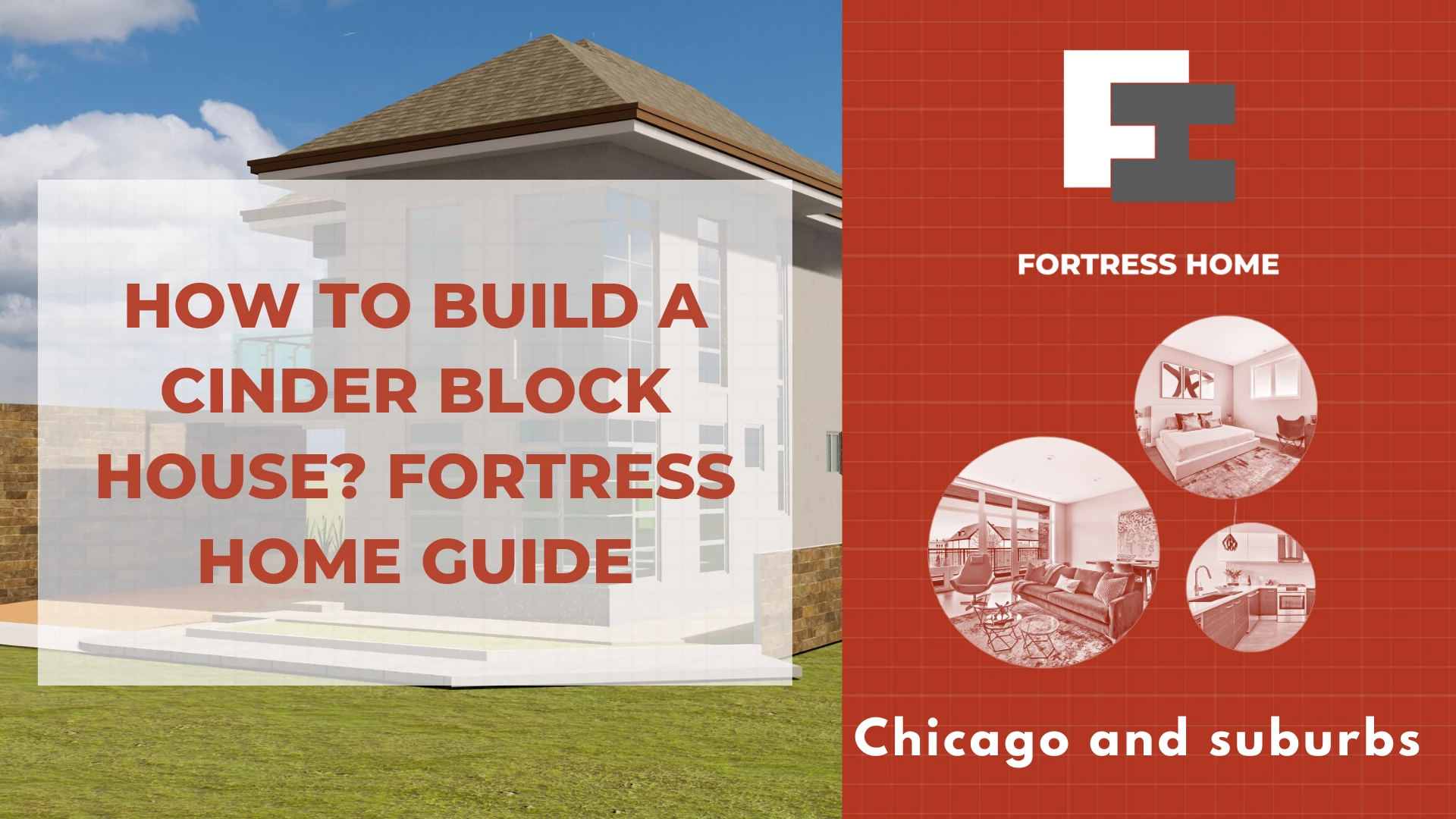 Building a store cinder block house